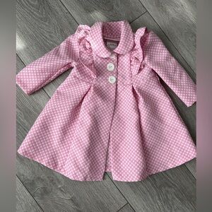 Bonnie Baby Girls’ Peacoat Polka Dot Like New